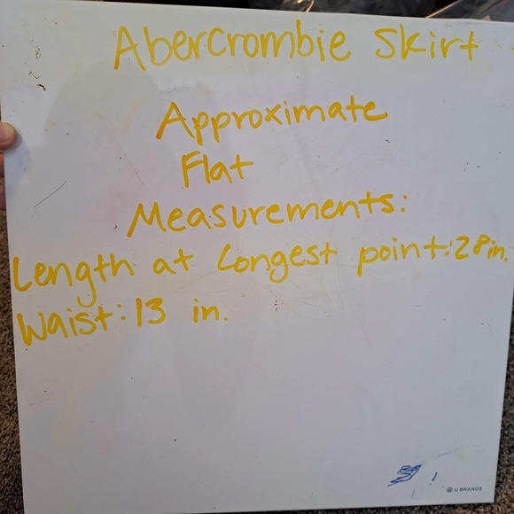 Abercrombie & Fitch White Blue Romantic Side Slit Slip Midi Skirt Size XS - Picture 7 of 7